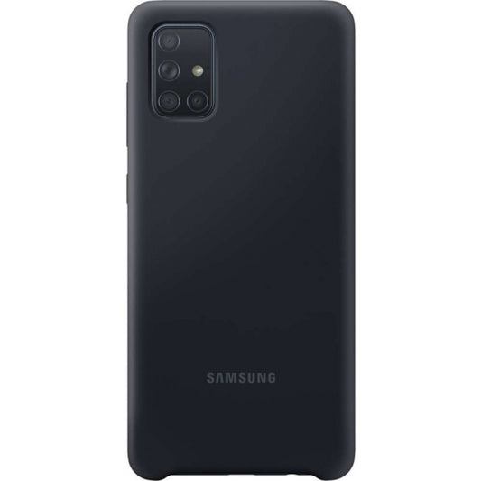 EF-PA715TBEGEU Samsung Silicone Cover Galaxy A71 Black