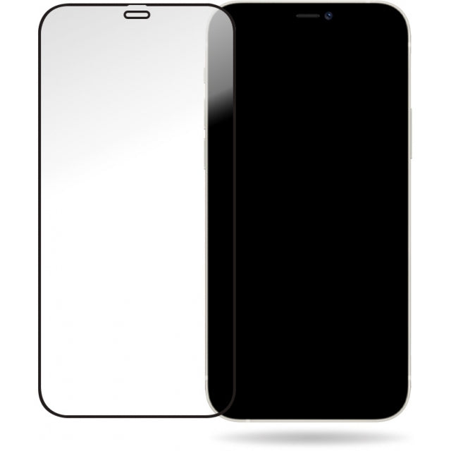 Mobilize Glass Screen Protector - Black Frame - Apple iPhone 12/12 Pro