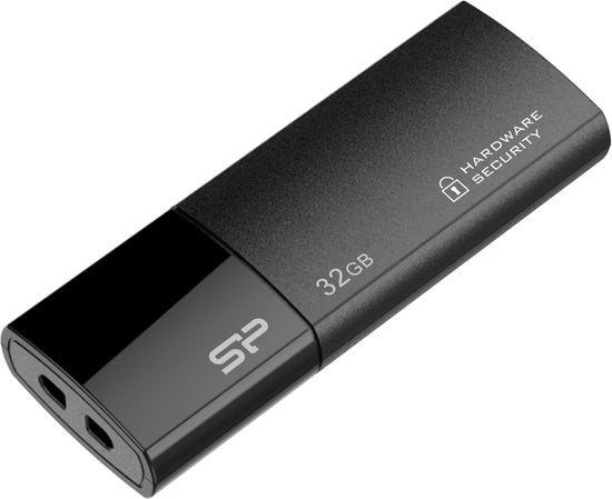 Silicon Power Secure G50 USB USB stick - 32GB - Zwart