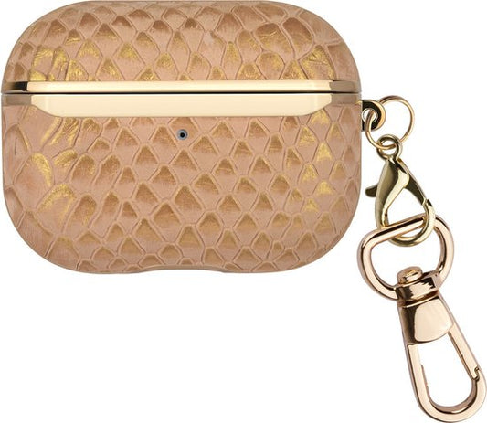 UNIQ Accessory Airpods Pro Case - Snake Leather Goud