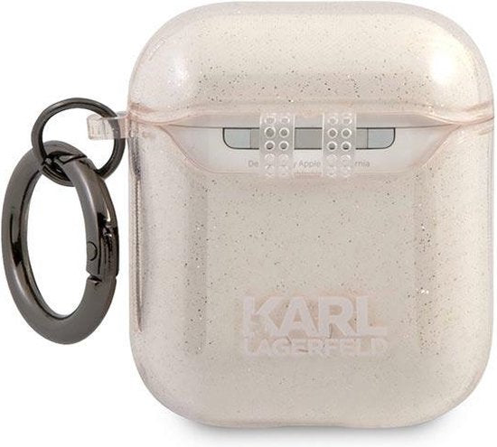 Karl Lagerfeld Airpods - Airpods 2 Case - Glitter - Karl - Goud