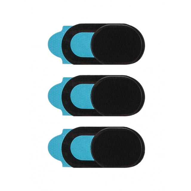 Xccess Selfie Camera Privacy Cover for Mobile Black (3-pack)