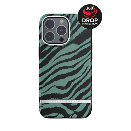 Richmond & Finch Freedom Series One-Piece Apple iPhone 13 Pro Emerald Zebra