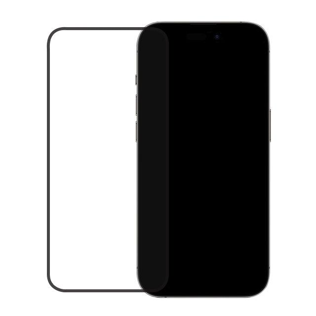 Mobilize Edge-To-Edge Glass Screen Protector Apple iPhone 14 Pro Black Full Glue