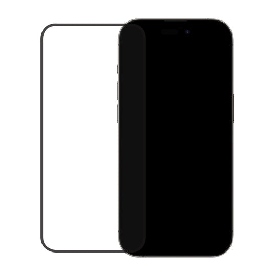 Mobilize Edge-To-Edge Glass Screen Protector Apple iPhone 14 Pro Black Full Glue
