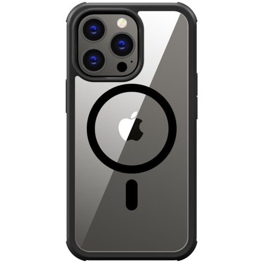 Valenta Tempered Glass Full Cover MagSafe Bumper Case Apple iPhone 14 Pro Max Black