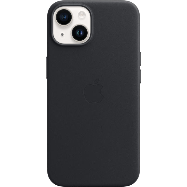 MPP93ZM/A Apple Leather Case with MagSafe iPhone 14 Plus Midnight