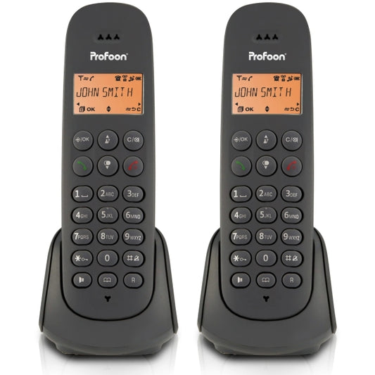 PDX620 Profoon Duo DECT Telefoon Antraciet