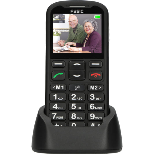 F10 Fysic Big Button GSM 4G Black