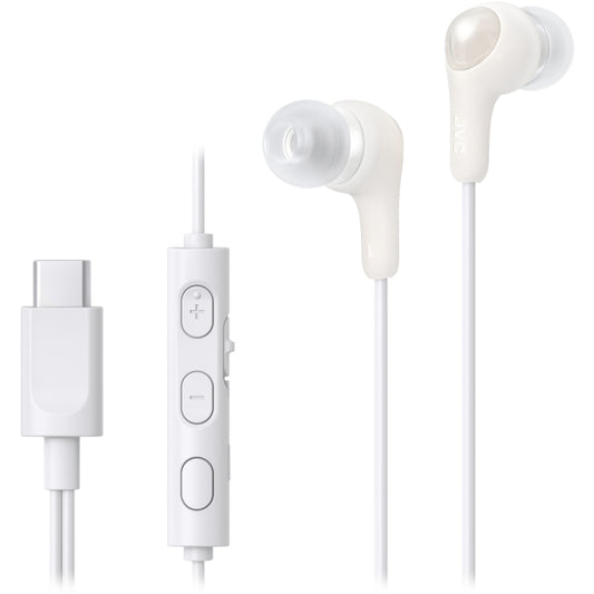 HA-FR9UC JVC Gumy In-Ear USB-C Stereo Headset + Remote White
