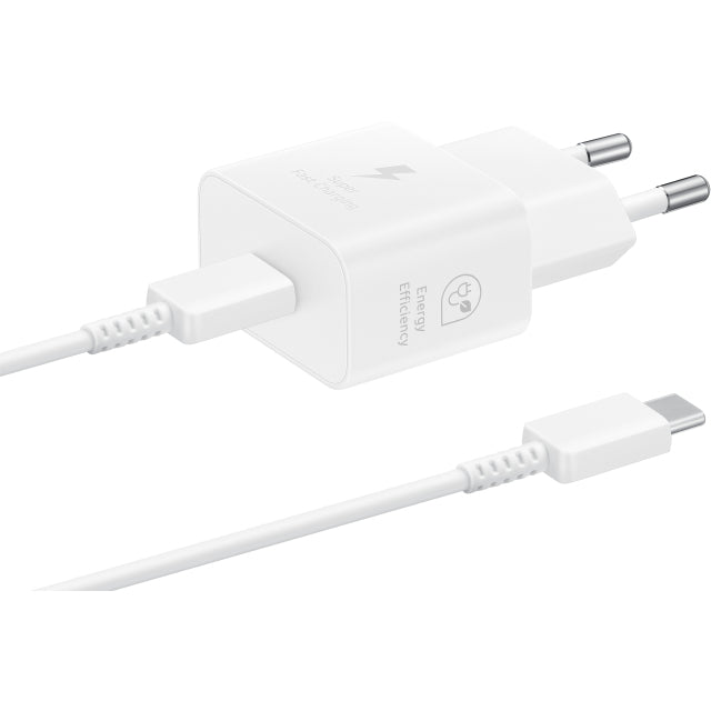 EP-T2510XWEGEU Samsung USB-C PD Wall Charger 25W + USB-C Cable White