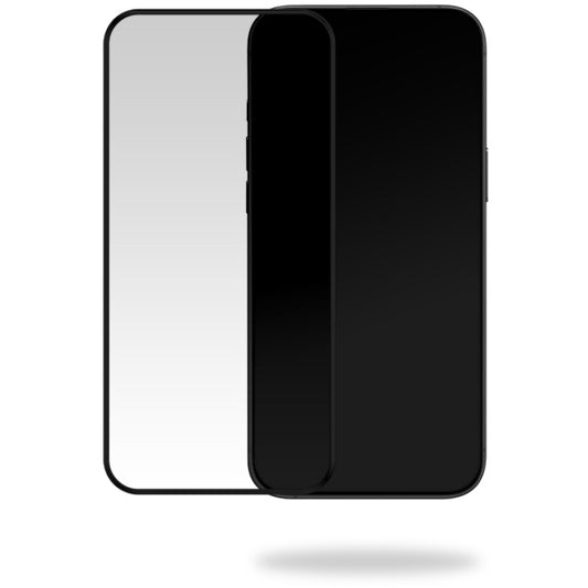 Mobilize Glass Screen Protector - Black Frame - Apple iPhone 15/16