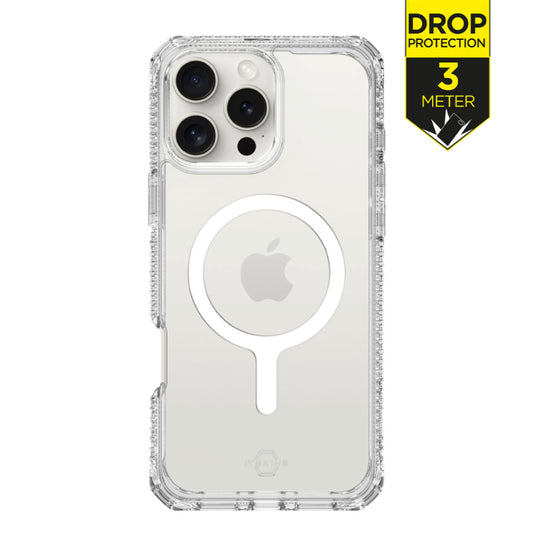 ITSKINS Level 2 HybridMagClear_R for Apple iPhone 16 Pro Transparent