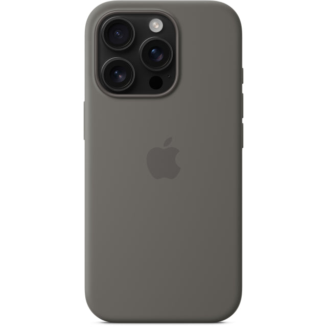 MYYL3ZM/A Apple Silicone Case with MagSafe iPhone 16 Pro Stone Grey