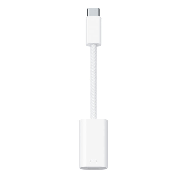 MUQX3ZM/A Apple USB-C to Apple Lightning Adapter White
