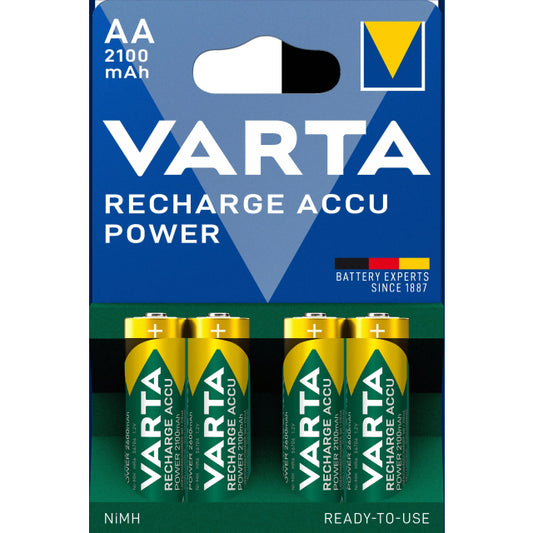 Varta Rechargeable Accu Power AA 2100mAh 4-pack