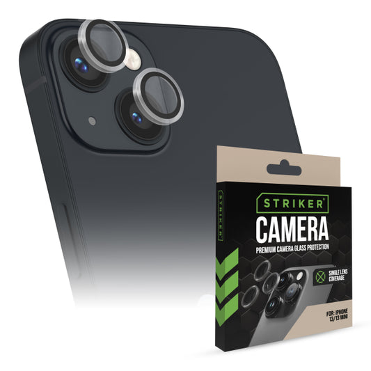 Striker Single Lens Glass Camera Protector - Transparent - Apple iPhone 13/13 Mini
