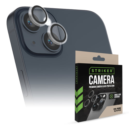 Striker Single Lens Glass Camera Protector - Transparent - Apple iPhone 14/14 Plus