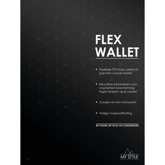 POS Forex Product Signing 20x15cm incl. magneet My Style Flex Wallet Black
