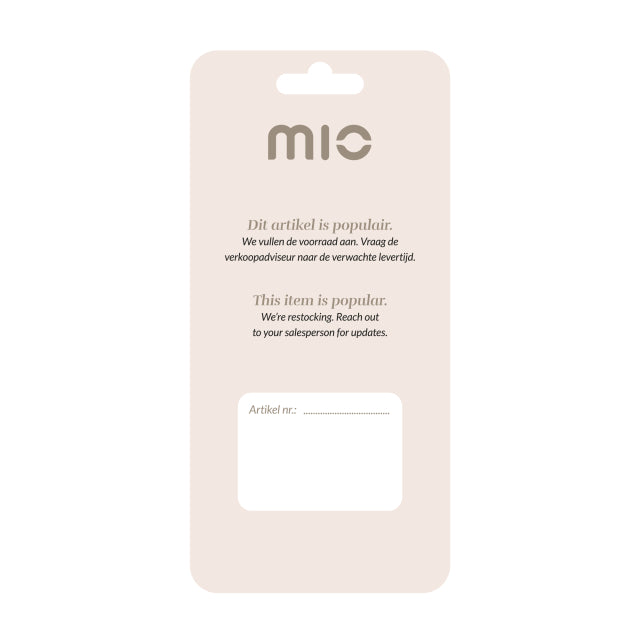 POS - MIO Out of Stock Card