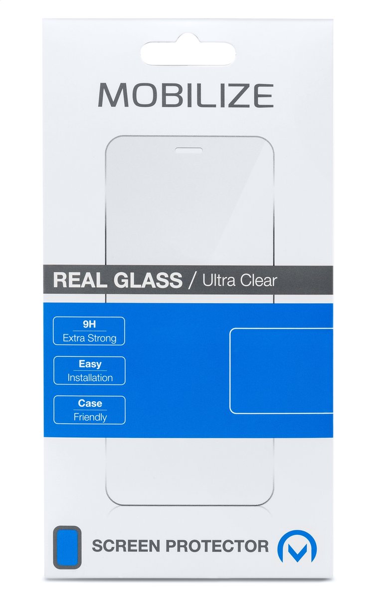 Mobilize Gehard Glas Ultra-Clear Screenprotector Geschikt voor Apple iPhone 13 Pro