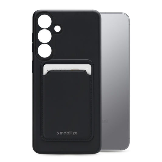 Mobilize Rubber Gelly Card Case Samsung Galaxy S25+ 5G Matt Black