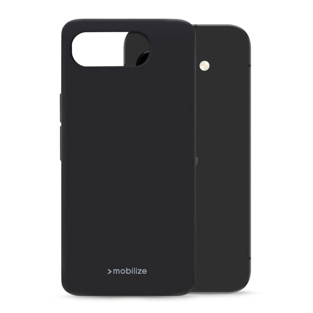 Mobilize Rubber Gelly Case Google Pixel 9a Matt Black