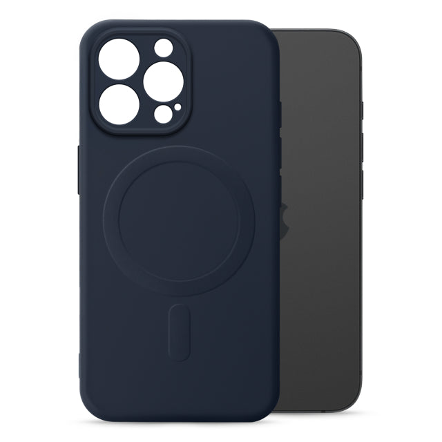 My Style Protective Flex Magsafe Compatible Case for Apple iPhone 15 Pro Midnight Blue