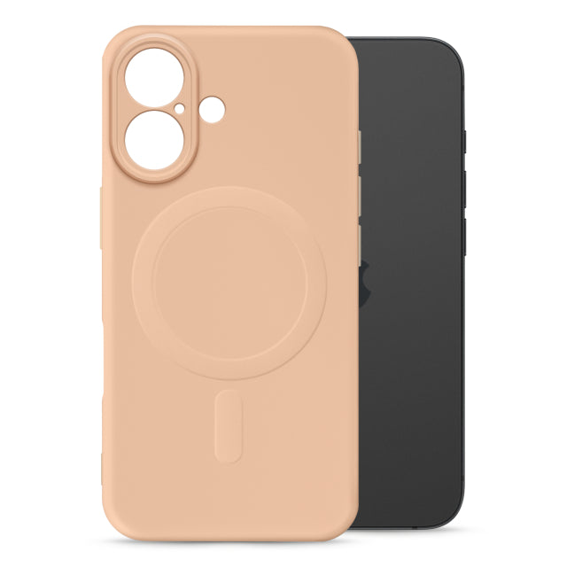 My Style Protective Flex Magsafe Compatible Case for Apple iPhone 16 Soft Pink