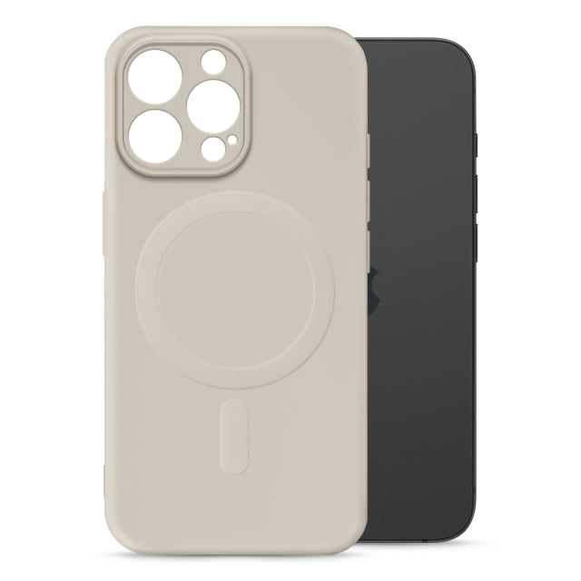 My Style Protective Flex Magsafe Compatible Case for Apple iPhone 15 Pro Antique White