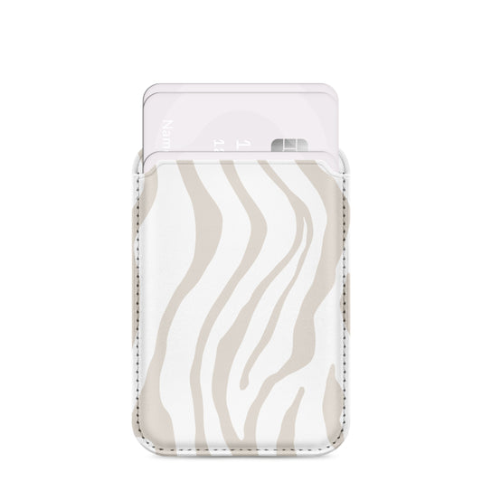 MIO Sandy Zebra Magsafe Compatible Card Holder