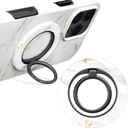 MIO White Marble MagSafe Compatible Ring Holder