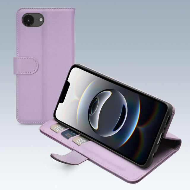 Mobilize Premium Gelly Wallet Book Case Apple iPhone 16e Purple