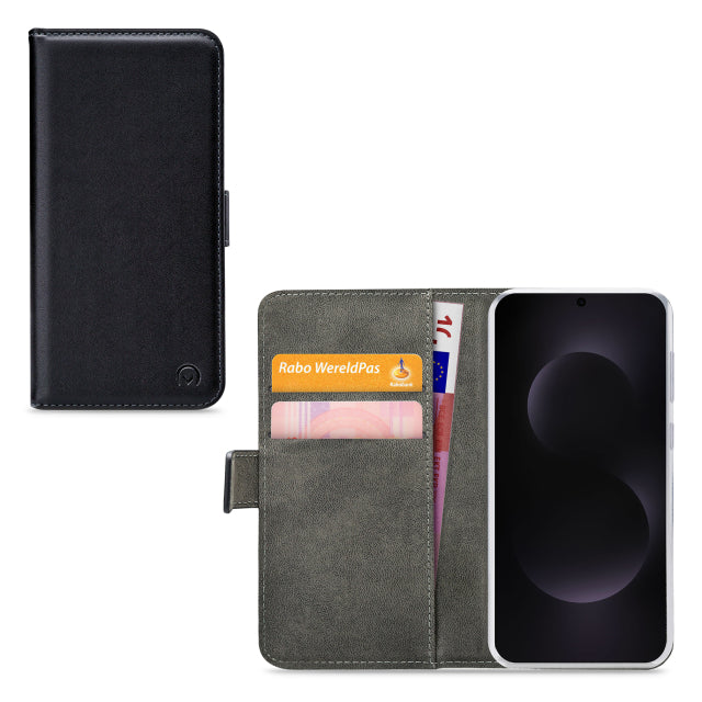 Mobilize Classic Gelly Wallet Book Case Samsung Galaxy S25 Edge 5G Black