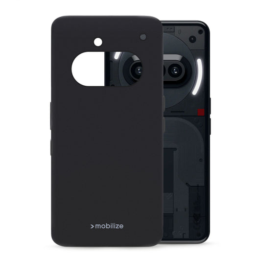 Mobilize Rubber Gelly Case Nothing Phone (3a) Matt Black