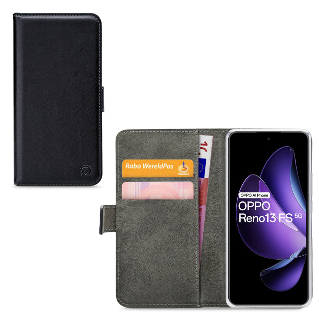 Mobilize Classic Gelly Wallet Book Case OPPO Reno13 FS 5G Black