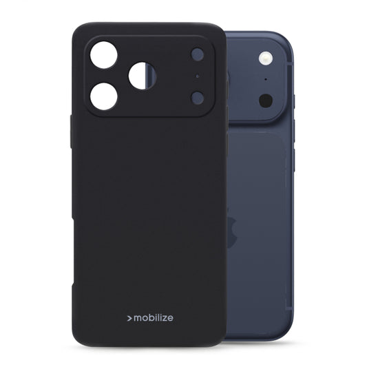Mobilize Rubber Gelly Case Apple iPhone 17 Pro Matt Black
