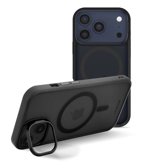 Mobilize MagSafe Compatible Hybrid Pro Case with Camera Stand Apple iPhone 17 Pro Black