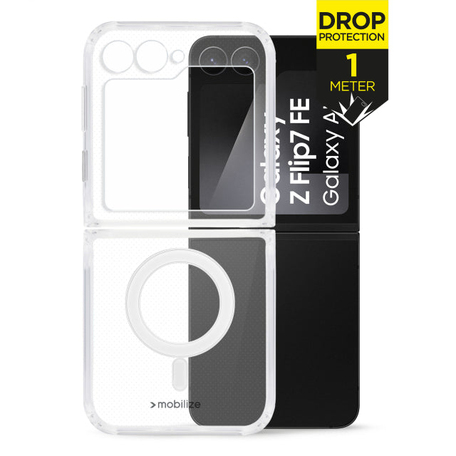 Mobilize Magsafe Compatible Naked Protection Case for Samsung Galaxy Z Flip7 FE Clear
