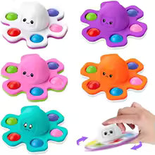 Magic Pop Game Spinner Octopus 9cm